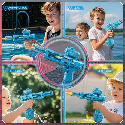 🔥 Fire Light Electric Water Gun – LED Light Blaster Toy for Kids & Adults