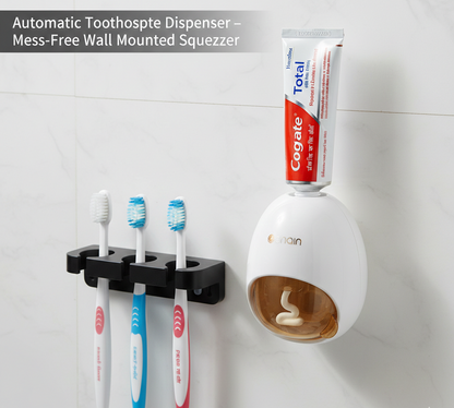 🪥 Automatic Toothpaste Dispenser – Mess-Free Wall Mounted Squeezer