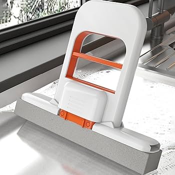 🧽 Mini Foldable Desktop Mop – Portable Self-Squeeze Cleaning Tool (Multicolour)